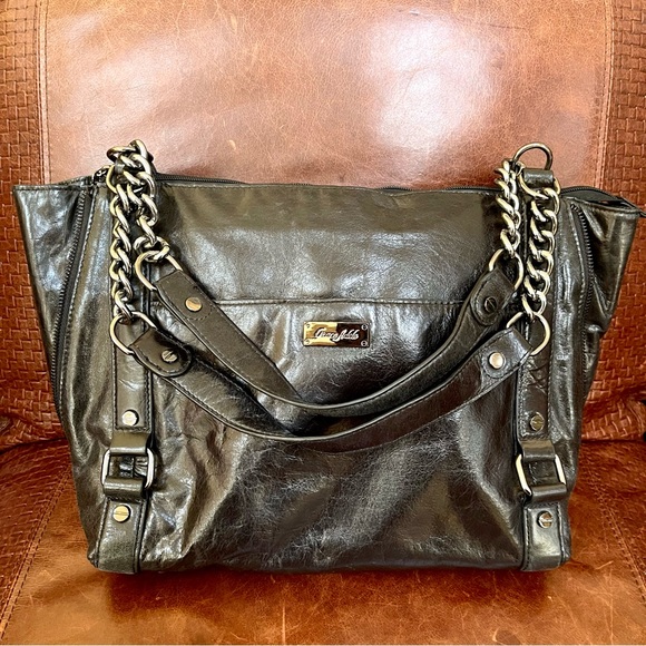 NWOT Spacious Genuine Leather Tote / Shoulder Bag